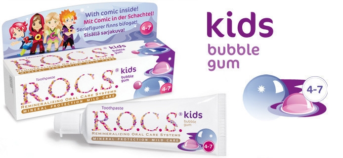 Rocs Kids Bubble Gum Diş Macunu